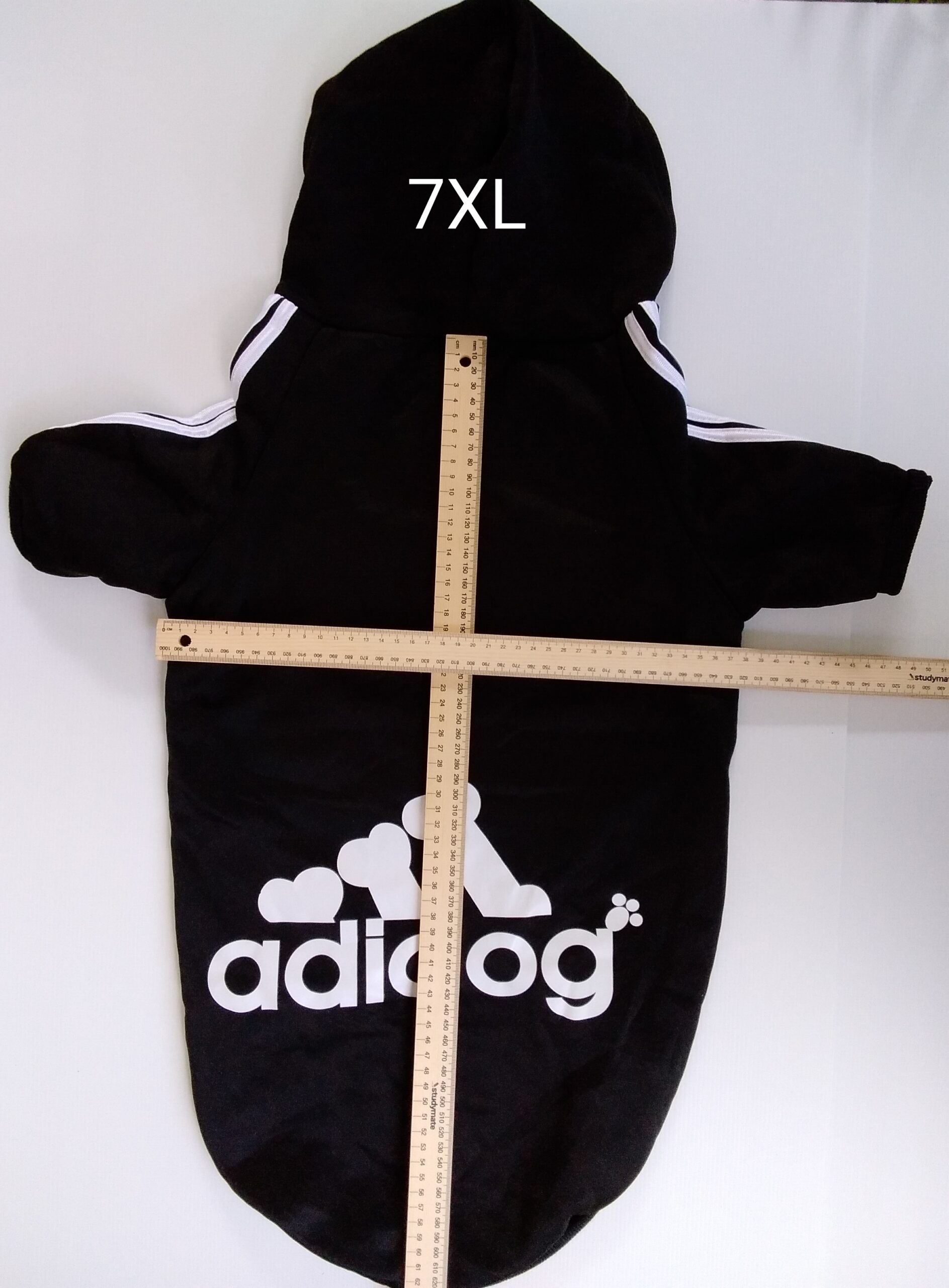 Adidog Hoodie Jumper 7XL with Measurements
