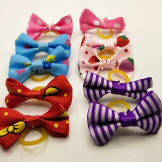 Mini Hair Bows with Band Pk A